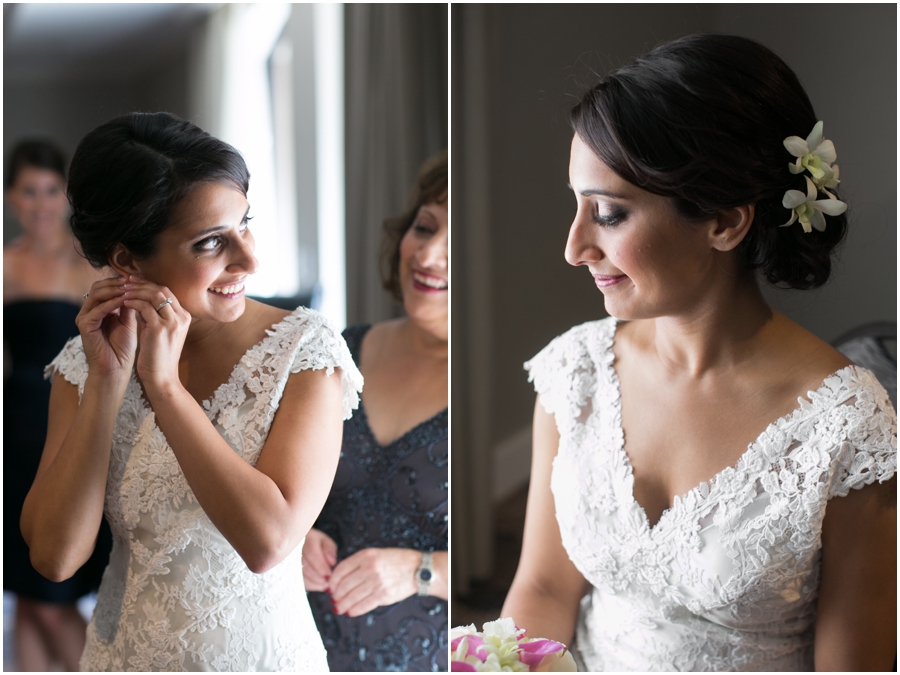 Annapolis Marriott Bridal Getting Ready - Historic Annapolis Wedding Photographer