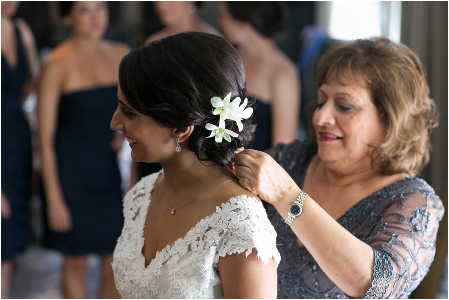 Annapolis Marriott Bridal Getting Ready - Historic Annapolis Wedding Photographer