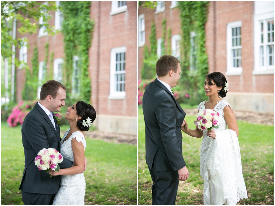 Annapolis Marriott First Look - Historic Annapolis Wedding Photographer