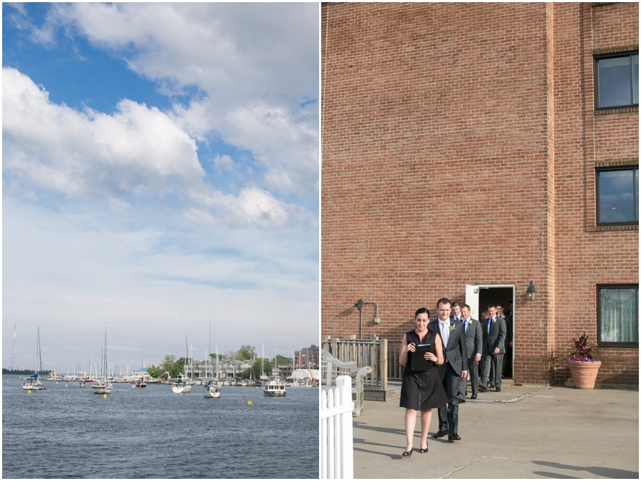 Annapolis Marriott Waterfront Ceremony - Annapolis Wedding Photographer