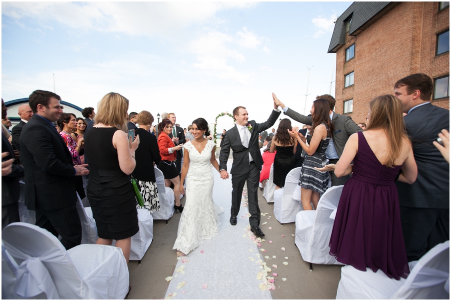 Annapolis Marriott Waterfront Ceremony - Annapolis Wedding Photographer