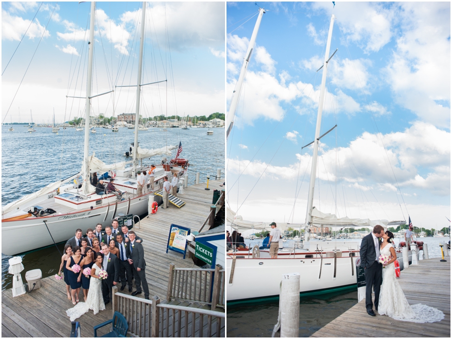 Annapolis Marriott Waterfront Ceremony - Annapolis Wedding Photographer