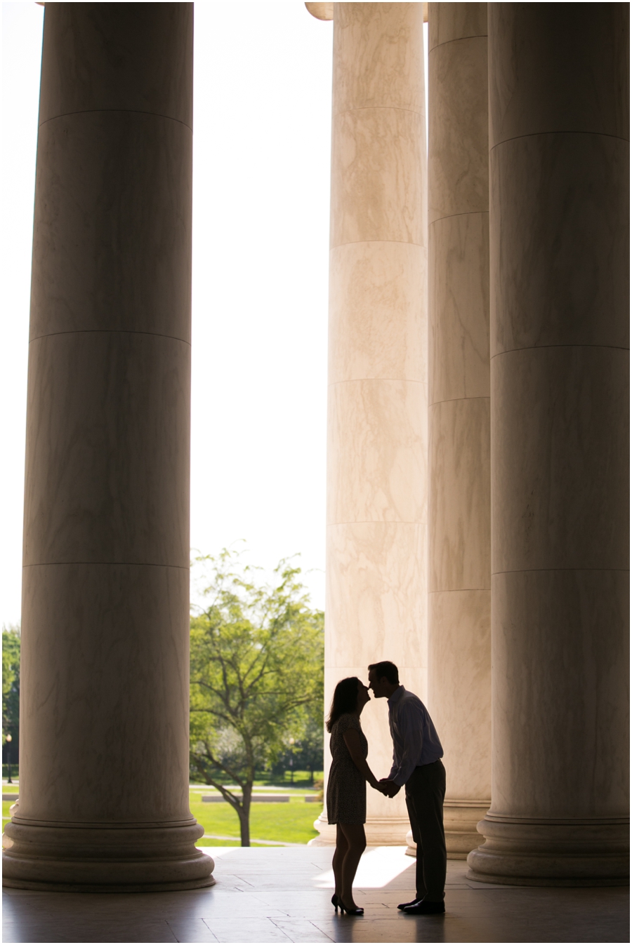 Jefferson Monument Engagement Photographer - DC Photographer