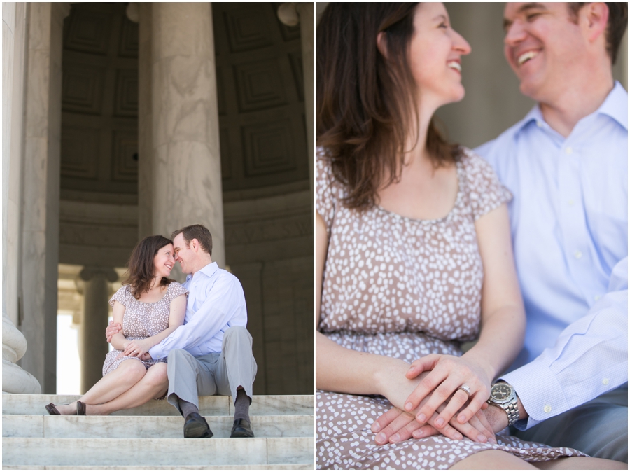 Jefferson Monument Engagement Photographer - DC Photographer