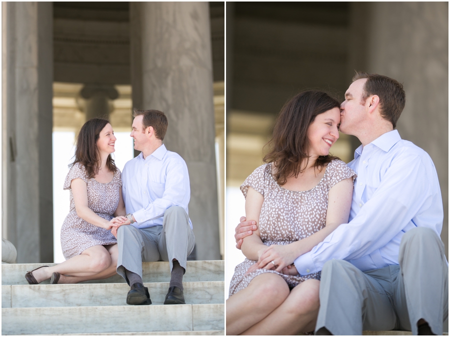 Jefferson Monument Engagement Photographer - DC Photographer