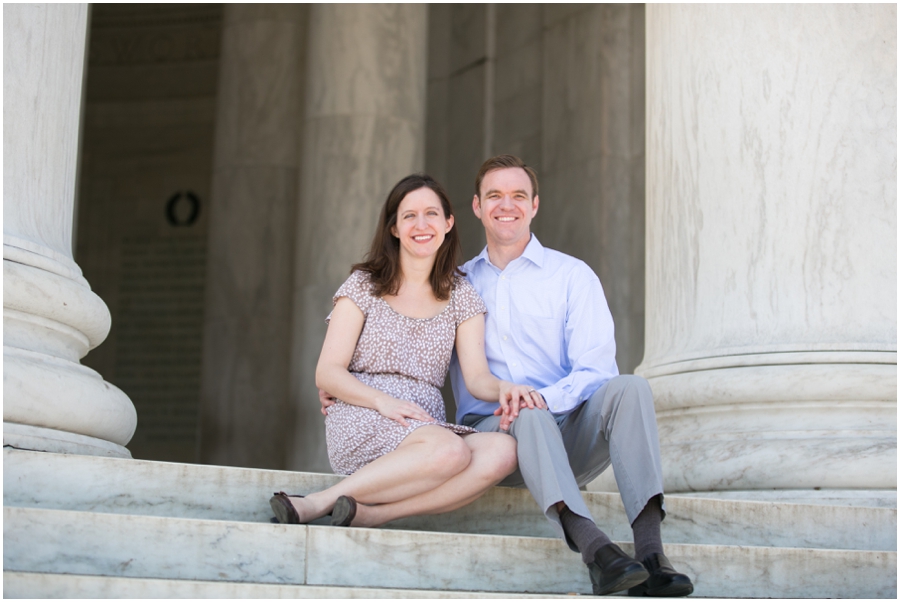 Jefferson Monument Engagement Photographer - Washington DC Photographer