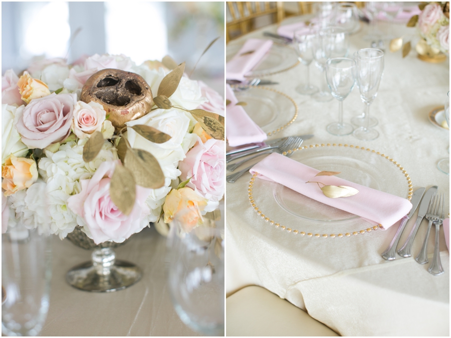 Celebrations at the Bay Tent Photographer- gold & pink - Intrigue Design & Decor