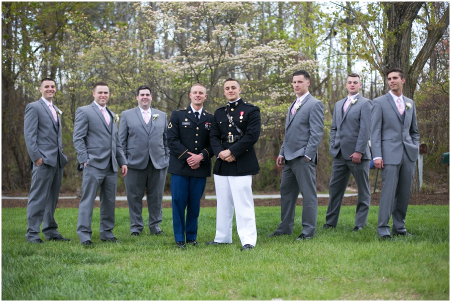 Military Celebrations at the Bay Photographer - Jos. A Banks groomsmen suit