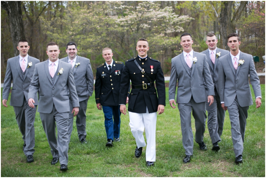 Military Celebrations at the Bay Photographer - Jos. A Banks groomsmen suit