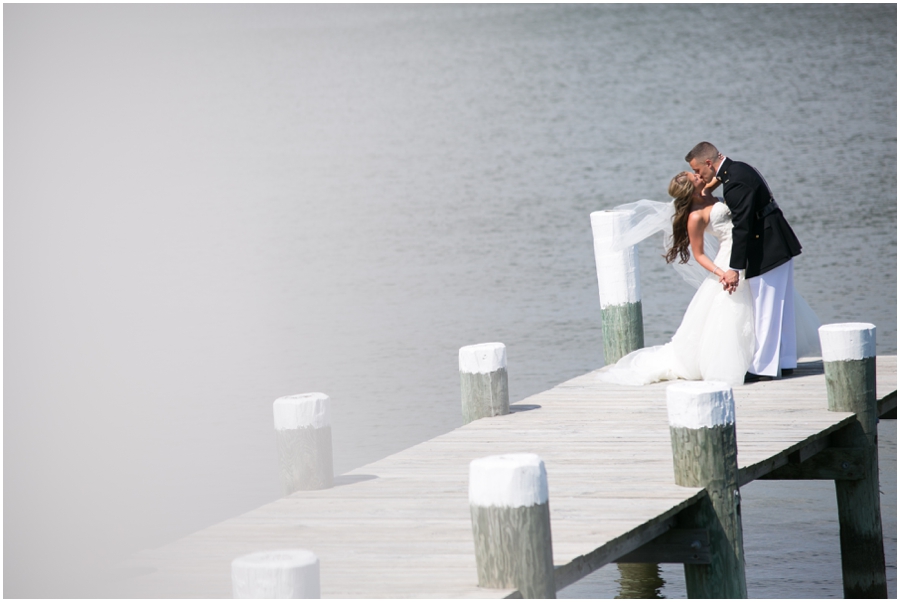 Celebrations at the Bay Wedding - Waterfront Wedding Portrait