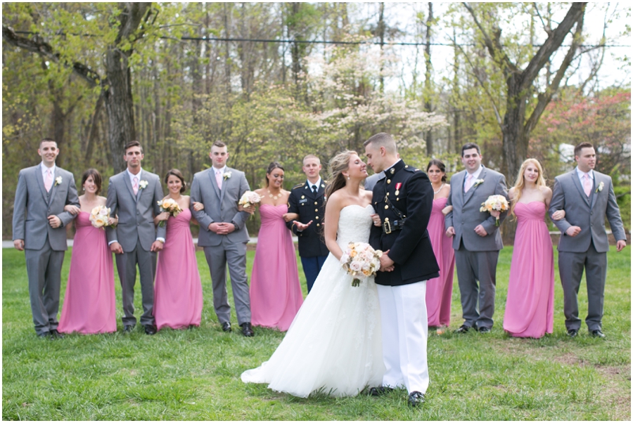 Celebrations at the Bay - Military Wedding Party