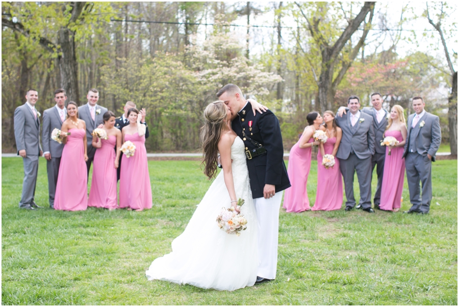 Celebrations at the Bay Photographer - Military Wedding Party