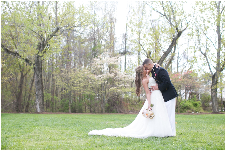 Celebrations at the Bay Wedding Photographer - Military Wedding Couple