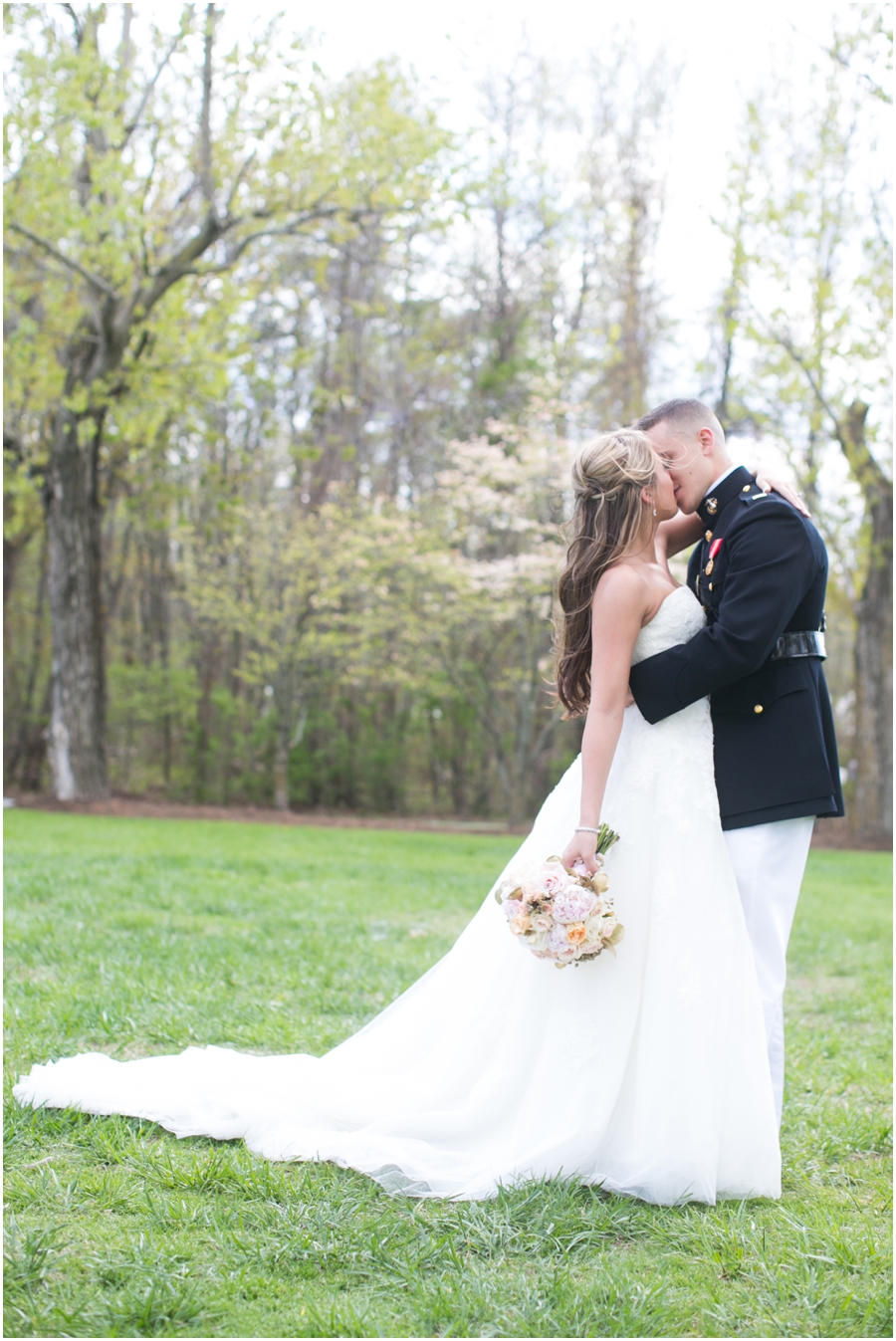 Celebrations at the Bay Wedding Photographer - Military Wedding Couple