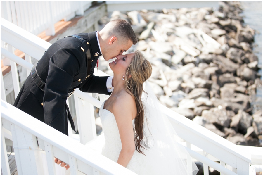 Celebrations at the Bay Wedding - Waterfront Wedding Portrait