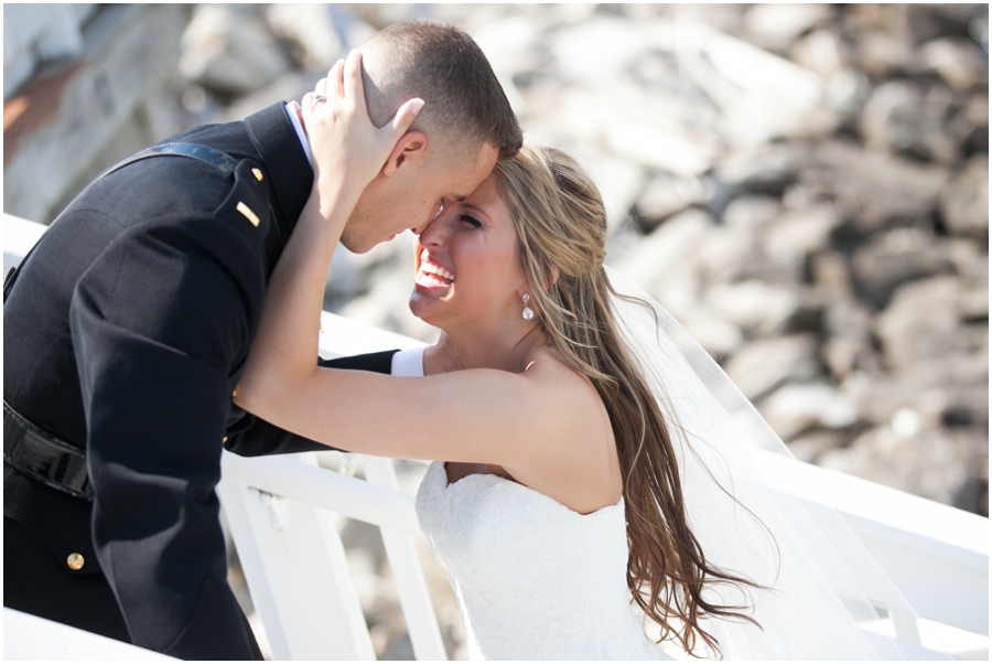 Celebrations at the Bay Wedding - Waterfront Wedding Portrait