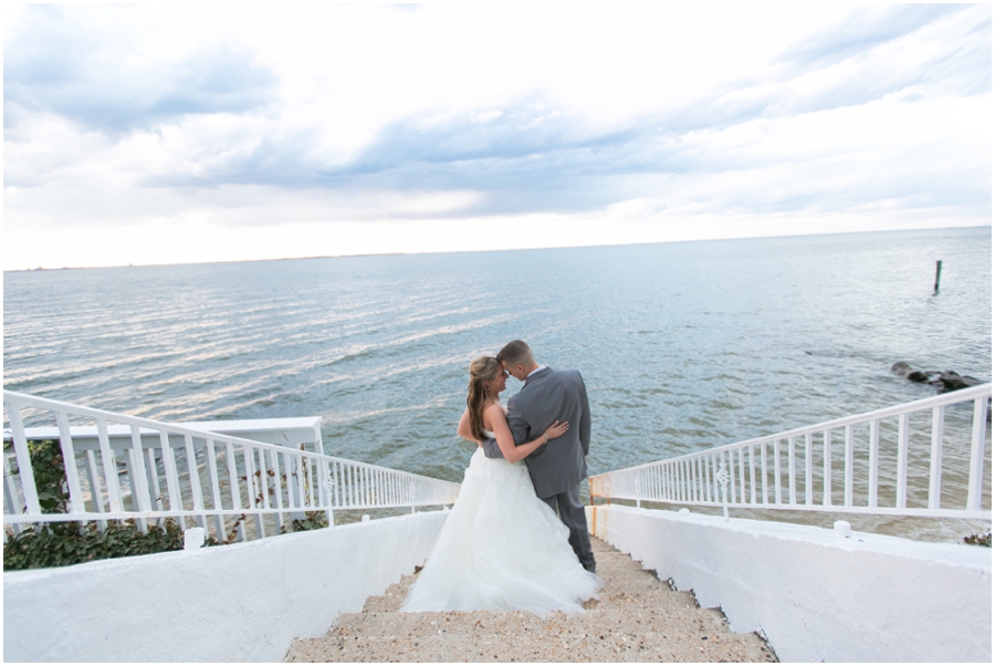 Celebrations at the Bay Wedding Photography - Waterfront Bridal Portrait