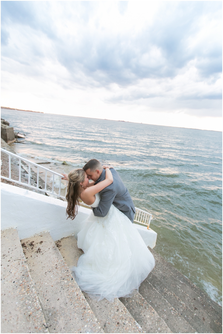 Celebrations at the Bay Wedding Photography - Waterfront Bridal Portrait