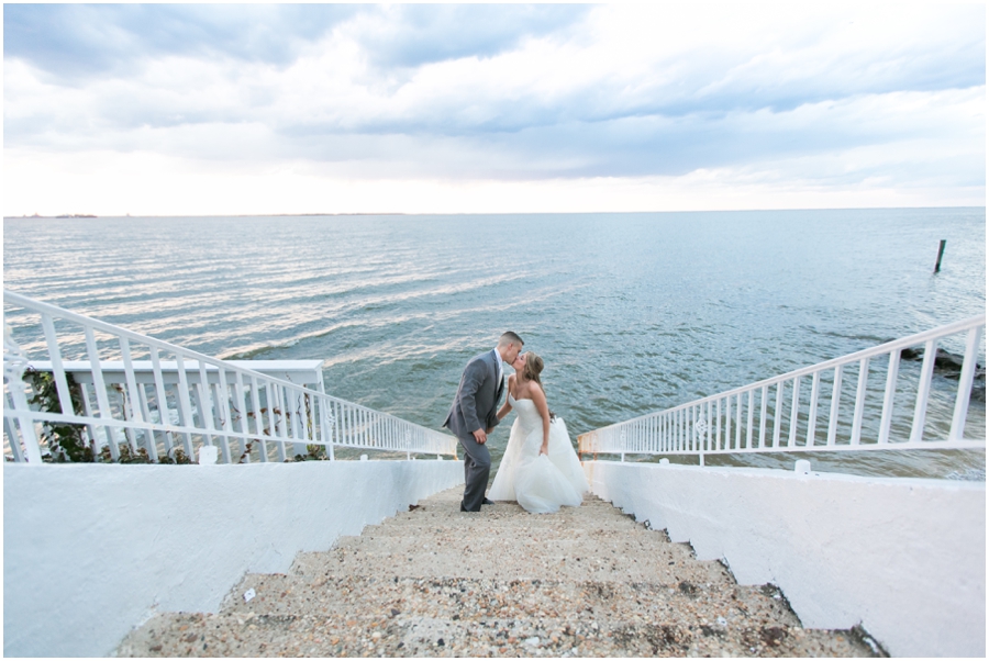 Celebrations at the Bay Wedding Photography - Waterfront Bridal Portrait