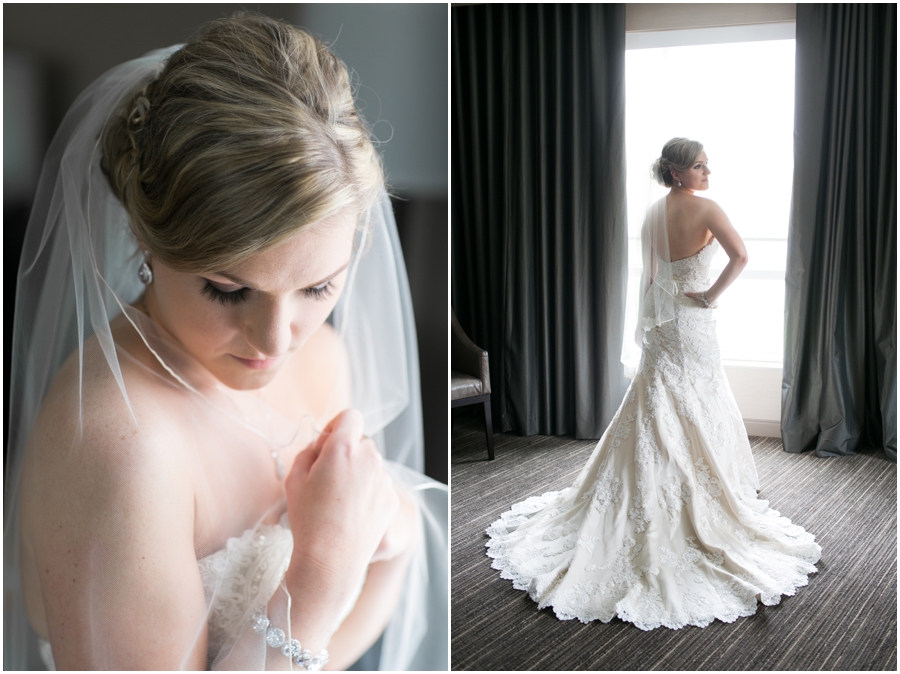 Westin Annapolis Bridal Portrait - Betsy Robinson’s Bridal -Koons Florist