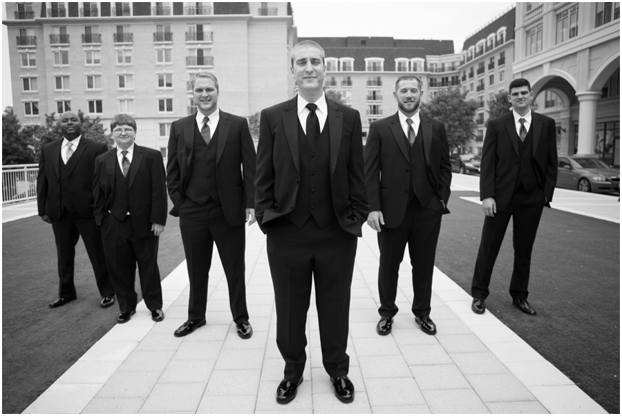 Westin Annapolis Wedding Photographer - Jos. A Banks Groomsmen