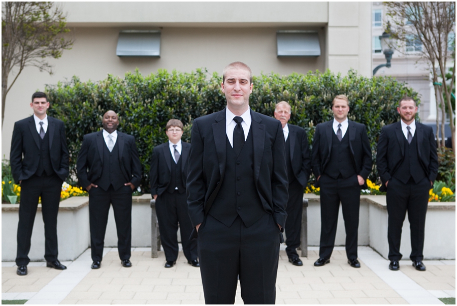 Westin Annapolis Wedding Photographer - Jos. A Banks Groomsmen