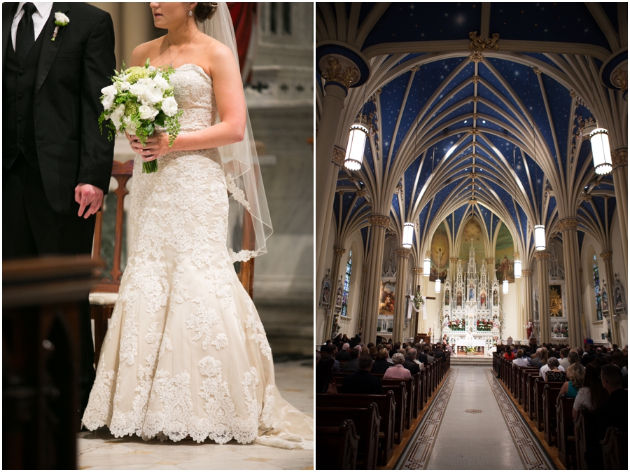 St. Mary's Annapolis Wedding Photographer - Catholic Ceremony