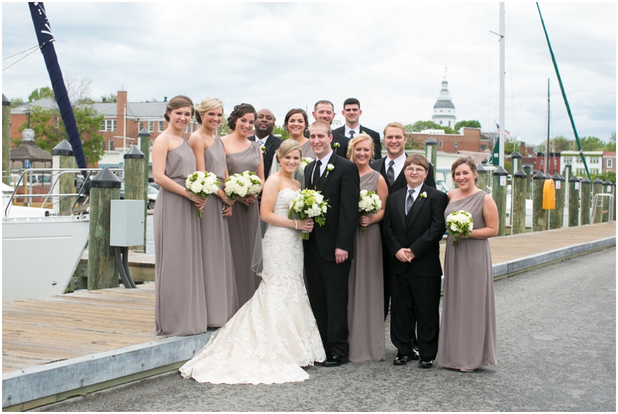 Annapolis MD Wedding Photographer - City Dock Wedding Party