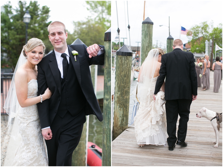 Annapolis Wedding Photographer - City Dock Wedding Portrait