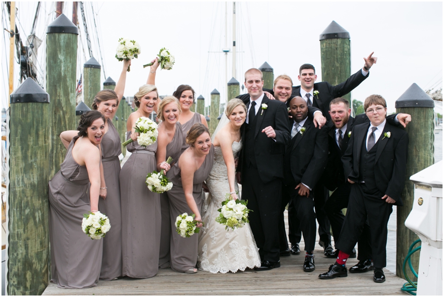 Annapolis Wedding Photographer - City Dock Wedding party