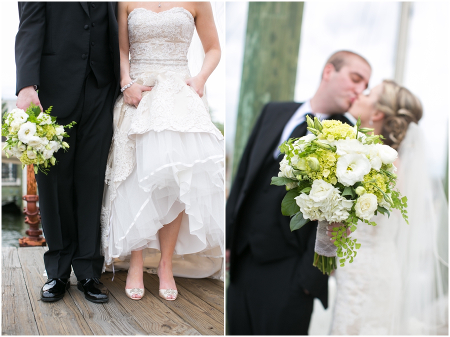 City Dock Annapolis Bridal Portrait - The Flower shop by Koons Florist