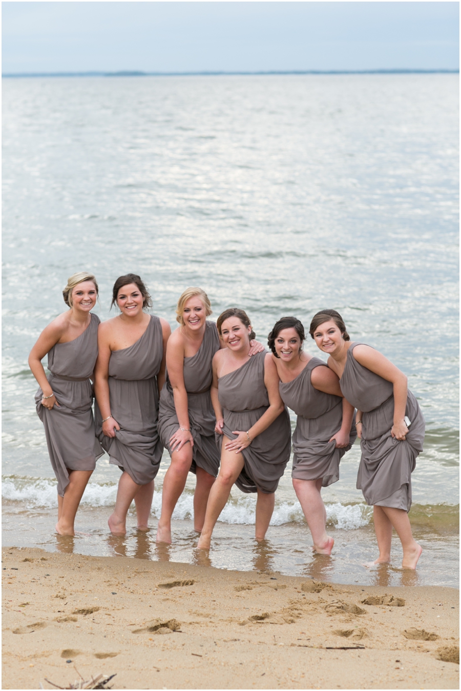 Silver Swan Bayside Waterfront Wedding Party - Eastern Shore Wedding Photographer