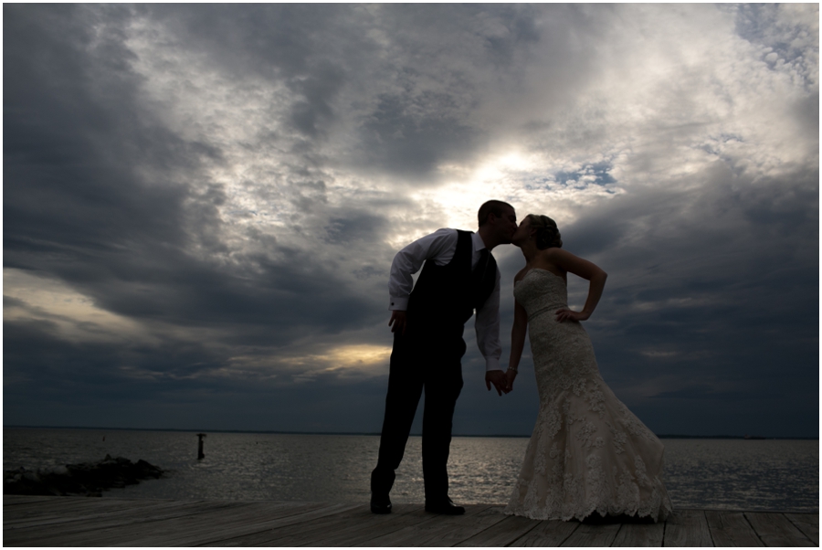 Silver Swan Bayside Wedding Sunset