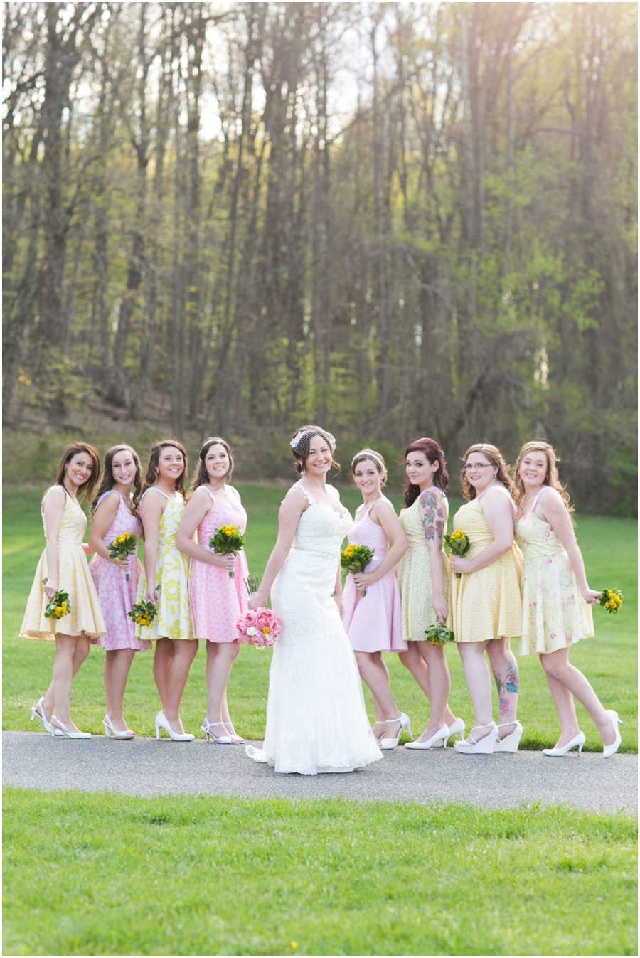 Hunt Valley Wedding Photographer - Oregon Ridge Park Bridesmaids