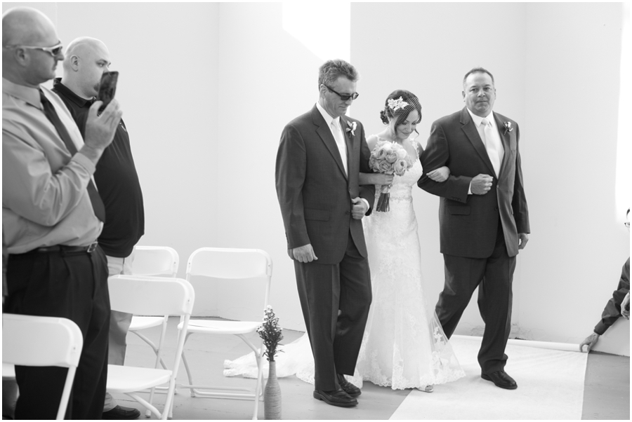 Hunt Valley Wedding Photographer - Oregon Ridge Park B&W Wedding Photo