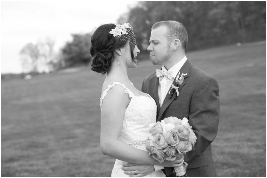 Hunt Valley Wedding Photographer - Oregon Ridge Park B&W Wedding Photo