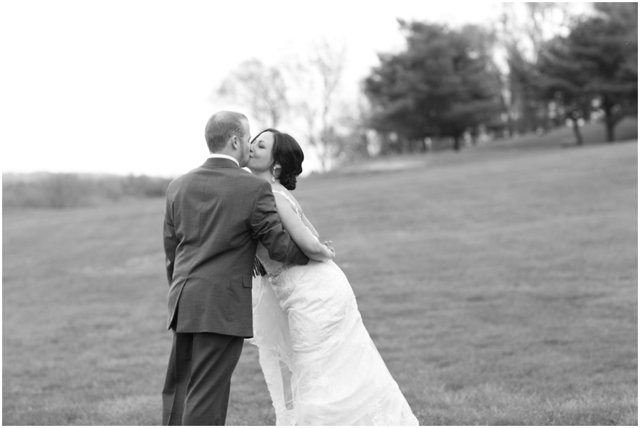 Hunt Valley Wedding Photographer - Oregon Ridge Park B&W Wedding Photo