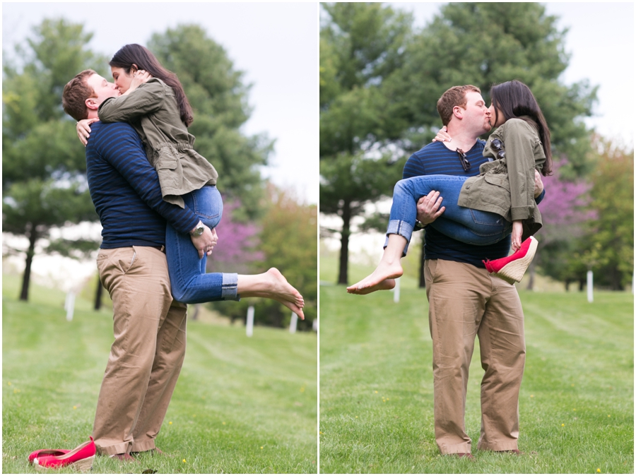 Quiet Waters Park Engagement Photographer - Pittsburgh Engaged Couple