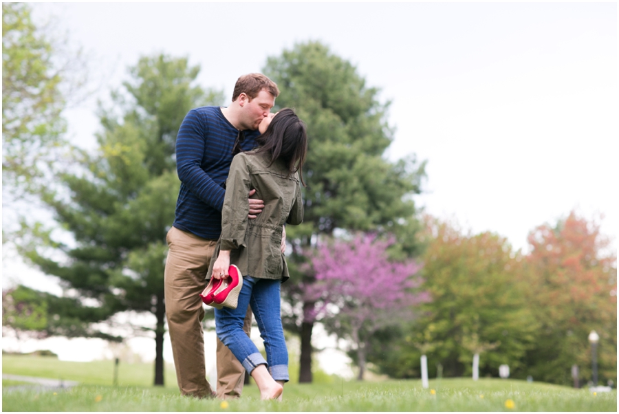 Quiet Waters Park Engagement Photographer - Spring Engagement Session