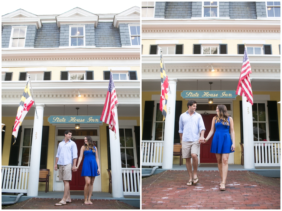 Annapolis Engagement Photographer - State House Inn