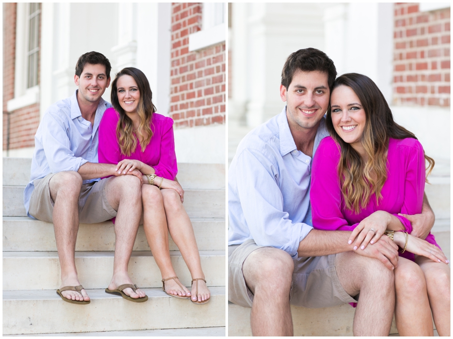 Maryland State House - Downtown Annapolis Spring Engagement Photographer