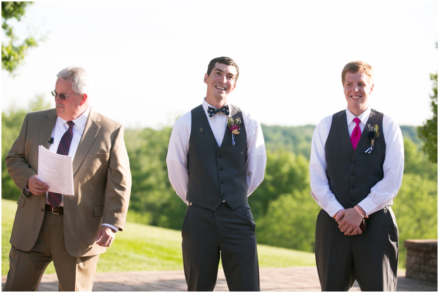 Sunset Crest Manor Ceremony - Chantilly Va Outdoor Ceremony