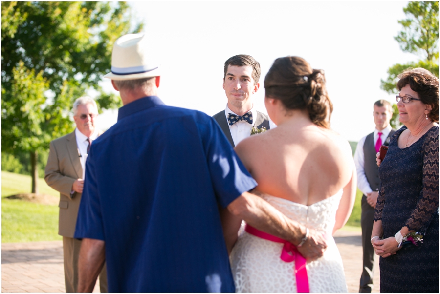 Sunset Crest Manor Ceremony - Chantilly Va Outdoor Ceremony