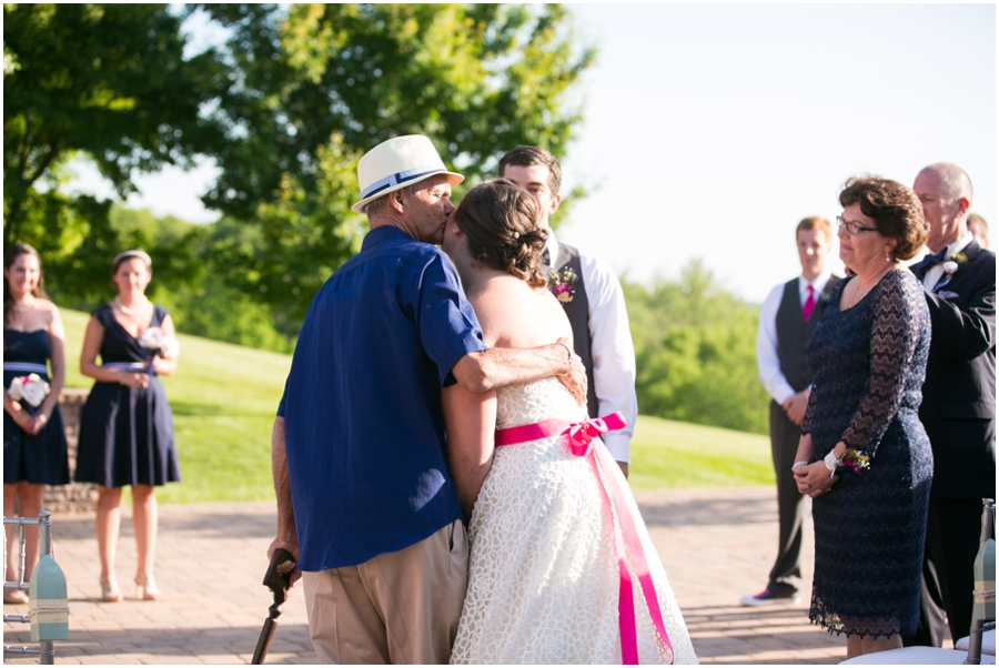 Sunset Crest Manor Ceremony - Chantilly Va Outdoor Ceremony