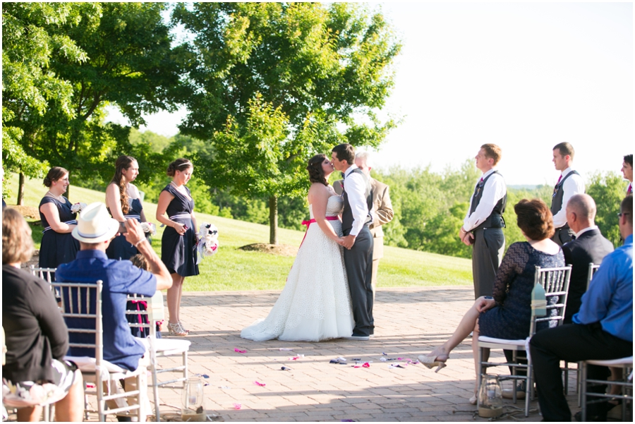 Sunset Crest Manor Ceremony - Chantilly Va Outdoor Wedding