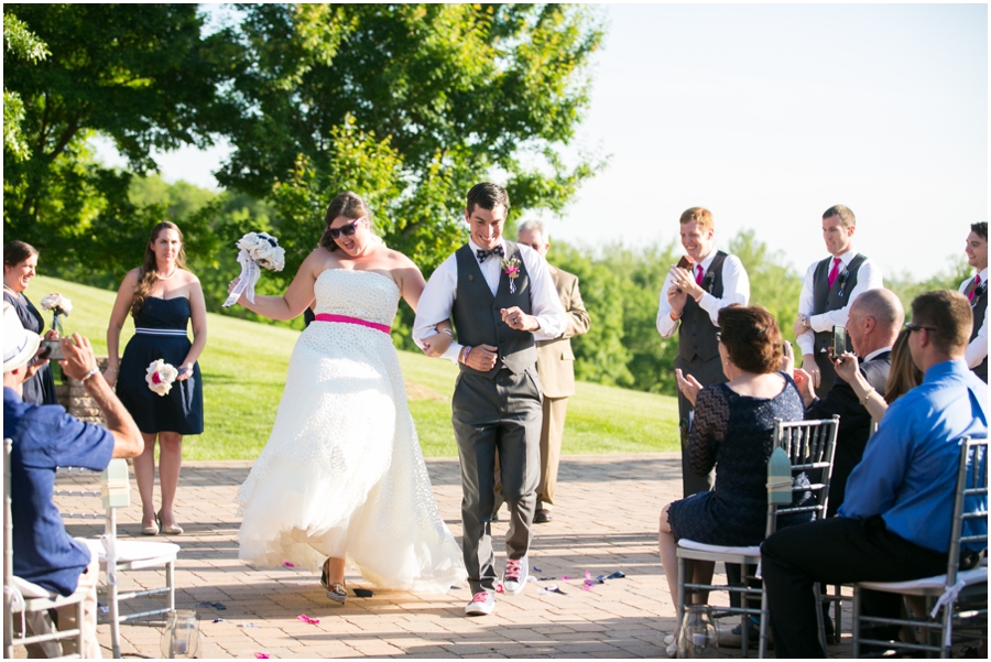 Sunset Crest Manor Ceremony - Chantilly Va Outdoor Wedding