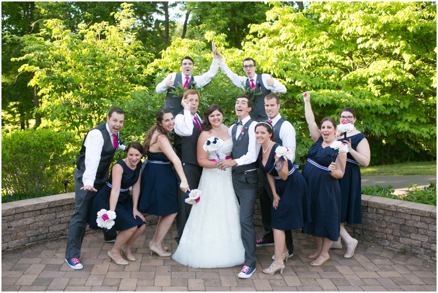 Sunset Crest Manor Wedding Party - Chantilly Va Wedding Photographer