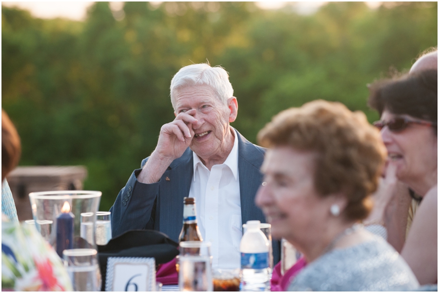 Sunset Crest Manor Spring Outdoor Toast - VA Wedding Photographer