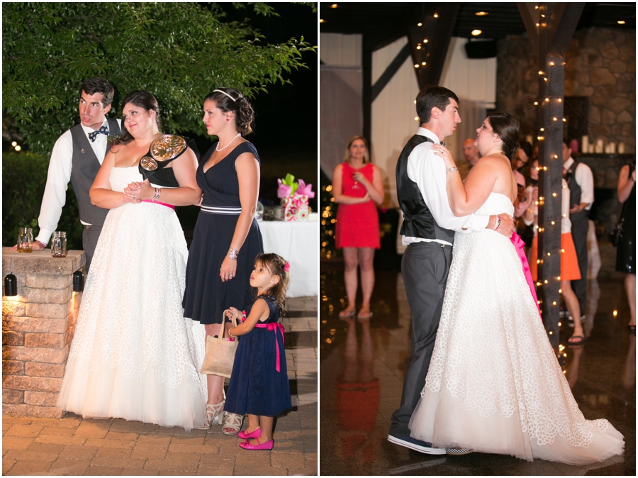 Sunset Crest Manor First Dance - VA Wedding Photographer