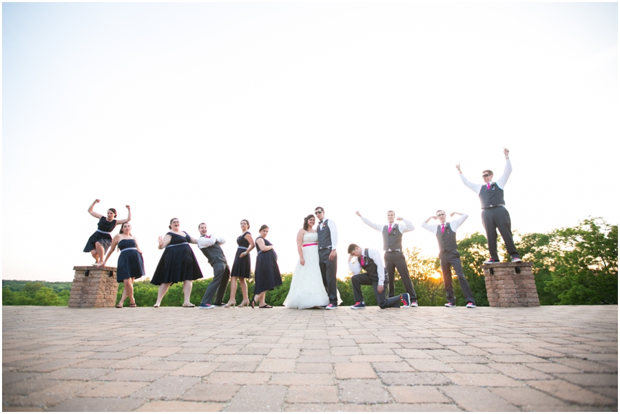 Sunset Crest Manor Sunset Wedding Party - Chantilly Va Wedding Photographer